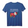 Offizielles Faultier Weihnachts T-Shirt mit Mütze – Lustiges Weihnachtsoutfit für Festtage & Weihnachtsmarkt, Geschenkidee für Faultier-Fans