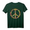 Peace Love 60er 70er Flower Power Hippie Kostüm - Retro Kostüm für Karneval, Fasching & Vintage Partys