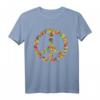 Peace Love 60er 70er Flower Power Hippie Kostüm - Retro Kostüm für Karneval, Fasching & Vintage Partys