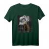 Seeadler und Mond Illustration T-Shirt - Perfekt für Adlerliebhaber, Wildtierenthusiasten & Naturfreunde, Geschenkidee zum Geburtstag