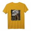 Seeadler und Mond Illustration T-Shirt - Perfekt für Adlerliebhaber, Wildtierenthusiasten & Naturfreunde, Geschenkidee zum Geburtstag