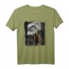 Seeadler und Mond Illustration T-Shirt - Perfekt für Adlerliebhaber, Wildtierenthusiasten & Naturfreunde, Geschenkidee zum Geburtstag