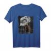 Seeadler und Mond Illustration T-Shirt - Perfekt für Adlerliebhaber, Wildtierenthusiasten & Naturfreunde, Geschenkidee zum Geburtstag