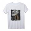 Seeadler und Mond Illustration T-Shirt - Perfekt für Adlerliebhaber, Wildtierenthusiasten & Naturfreunde, Geschenkidee zum Geburtstag