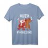 Ouzo Fröhliche Weihnachten T-Shirt für Griechenland Fans – Lustiges Geschenk für Weihnachtsfeier und Weihnachtsmarkt