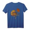 Mondlicht Herbst Baum Natur Vogelschwarm Vollmond Wald T-Shirt – Perfekt für Naturliebhaber & Outdoor-Fans