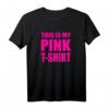 HapPanda T-Shirt für Damen & Herren - Lustiges rosa Shirt mit Spruch für Party & Geschenk