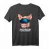Skifahren Ski Pistensau T-Shirt – Lustiges Wintersport Geschenk für Skifahrer im Winterurlaub