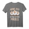 Keine Zeit ich muss zu meinen Mädels - Lustiges Schaf T-Shirt für Bauern, Schäfer & Tierliebhaber als Geschenk zum Geburtstag oder Weihnachten