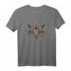 Yellowstone Dutton Ranch Bull Skull Logo V2 T-Shirt - Offiziell Lizenzierte Western, Cowboy & Rodeo Mode für Männer und Frauen