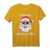 Lustiges Weihnachtsmann T-Shirt mit Frohe Weihnachten Druck - Perfekt für Familie, Paare und Freunde zu Weihnachten 2023