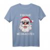 Lustiges Weihnachtsmann T-Shirt mit Frohe Weihnachten Druck - Perfekt für Familie, Paare und Freunde zu Weihnachten 2023