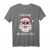 Lustiges Weihnachtsmann T-Shirt mit Frohe Weihnachten Druck - Perfekt für Familie, Paare und Freunde zu Weihnachten 2023