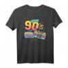 90er Jahre T-Shirt für Partys - Retro Outfit für Mottoparty & 90er Jahre Deko