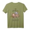 Offizielles Schlafshirt mit Faultier und Maus – Lustiges Tiermotiv für bequemen Schlaf & entspannte Nächte