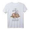 Offizielles Schlafshirt mit Faultier und Maus – Lustiges Tiermotiv für bequemen Schlaf & entspannte Nächte
