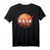 NASA Mars Planet Logo T-Shirt – Offiziell lizenzierte Raumfahrt-Mode für Weltraumfans
