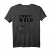 US 40 Geburtstag Snoopy Sketch Born Wild 01 T-Shirt - Lustiges Peanuts Lizenzprodukt für den besonderen Tag