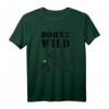 US 40 Geburtstag Snoopy Sketch Born Wild 01 T-Shirt - Lustiges Peanuts Lizenzprodukt für den besonderen Tag