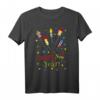 Happy New Year Silvester Outfit für Herren, Damen und Kinder - Buntes Neujahr T-Shirt mit Raketen und Sternen für die Silvesterparty