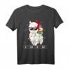 Lustiges Santa Alpaka Lama Weihnachten Deko Pyjama T-Shirt – Perfekt als Weihnachtsgeschenk für Lama- und Alpaka-Fans