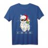 Lustiges Santa Alpaka Lama Weihnachten Deko Pyjama T-Shirt – Perfekt als Weihnachtsgeschenk für Lama- und Alpaka-Fans
