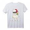 Lustiges Santa Alpaka Lama Weihnachten Deko Pyjama T-Shirt – Perfekt als Weihnachtsgeschenk für Lama- und Alpaka-Fans
