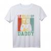 Leveled Up To Daddy T-Shirt - Vintage Retro Design für werdende Väter, Babyankündigung & Familienzuwachs feiern