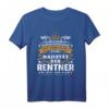 Seine Majestät der Rentner betritt den Raum T-Shirt – Lustiges Geschenk für Mutter, Großeltern und Rentner im Ruhestand