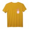 The Pink Panther Cool Cat Faux Pocket T-Shirt - Offiziell lizenziertes Pink Panther Merch für Fans und Sammler