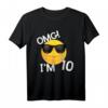 Cooles 10. Geburtstag Junge Emoticon T-Shirt – Perfektes Geschenk für 10-Jährige Kinder, Geburtstag & Weihnachten