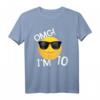Cooles 10. Geburtstag Junge Emoticon T-Shirt – Perfektes Geschenk für 10-Jährige Kinder, Geburtstag & Weihnachten