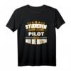 Herren Pilot Geschenk zum Flugzeug Fliegen - Jet Flugschule Flieger T-Shirt für Flugbegeisterte und Flugpersonal