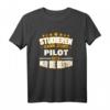 Herren Pilot Geschenk zum Flugzeug Fliegen - Jet Flugschule Flieger T-Shirt für Flugbegeisterte und Flugpersonal
