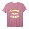 Herren Pilot Geschenk zum Flugzeug Fliegen - Jet Flugschule Flieger T-Shirt für Flugbegeisterte und Flugpersonal