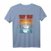 Geschenk für Gitarrenspieler | Gitarrenmotiv Silhouette T-Shirt – Perfekt für Weihnachten und Geburtstag