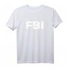 FBI T-Shirt Logo weiß - Federal Bureau of Investigation für Kinder & Erwachsene, patriotisches Outfit für Partys