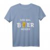 Lustiges HapPanda T-Shirt 'Geh mal Bier holen' für Herren und Damen - Schwarz, Bierliebhaber Geschenk