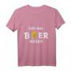 Lustiges HapPanda T-Shirt 'Geh mal Bier holen' für Herren und Damen - Schwarz, Bierliebhaber Geschenk