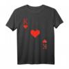 Herz König Karneval Kostüm T-Shirt - Lustiges Fasching Shirt für Damen, Herren, Kinder & Babys als Geschenkidee