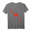 Herz König Karneval Kostüm T-Shirt - Lustiges Fasching Shirt für Damen, Herren, Kinder & Babys als Geschenkidee