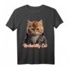 Rockabilly Cat Rock n Roll Musik Retro Katze T-Shirt – Perfekt für 50er & 60er Jahre Fans, Partys & Vintage Liebhaber