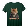 Rockabilly Cat Rock n Roll Musik Retro Katze T-Shirt – Perfekt für 50er & 60er Jahre Fans, Partys & Vintage Liebhaber