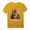 Rockabilly Cat Rock n Roll Musik Retro Katze T-Shirt – Perfekt für 50er & 60er Jahre Fans, Partys & Vintage Liebhaber
