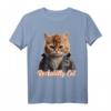 Rockabilly Cat Rock n Roll Musik Retro Katze T-Shirt – Perfekt für 50er & 60er Jahre Fans, Partys & Vintage Liebhaber