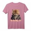 Rockabilly Cat Rock n Roll Musik Retro Katze T-Shirt – Perfekt für 50er & 60er Jahre Fans, Partys & Vintage Liebhaber