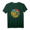 Here Comes the Sun Musikliebhaber Grafik T-Shirt – Inspirierende Sommermode für Frauen, Männer, Teenager und Kinder