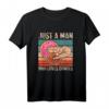 Just A Man Who Loves Donuts - Lustiges Pinky & Stinky T-Shirt mit Sex Spruch für Erwachsene, Party & Junggesellenabschied