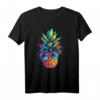 Ananas trägt Sonnenbrille und genießt den Party Urlaub T-Shirt – Buntes Festival- und Sommer-Design, perfekt für Obstliebhaber und Veganer