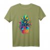 Ananas trägt Sonnenbrille und genießt den Party Urlaub T-Shirt – Buntes Festival- und Sommer-Design, perfekt für Obstliebhaber und Veganer